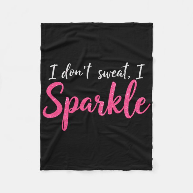 Jag är inte söt mot Humor Funny Gym Tee Workout Jo Fleecefilt (Framsidan)