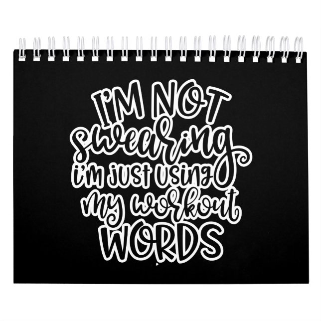 Jag är inte sötande. kalender (Omslag)