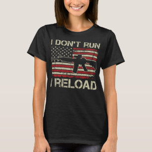 Jag är inte Springa I Relinad - AR15 Vintage USA f T Shirt