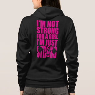 Jag är inte stark för en flicka - jag är bara skar tee shirt