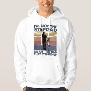 Jag är inte steget Pappa, jag är bara Pappa som st Hoodie
