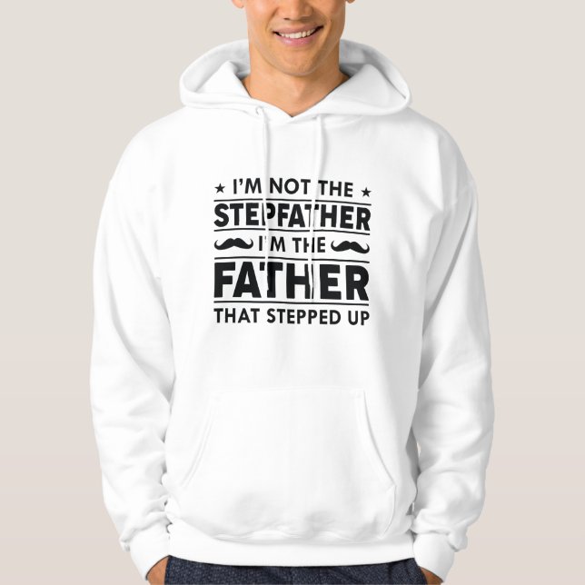 Jag är inte Stepfather Hoodie (Framsida)