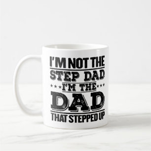 Jag är inte styvpappa jag är pappa Roliga citat pa Kaffemugg