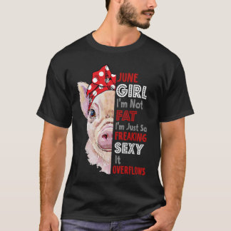 Jag är inte Tjock att jag bara är så häftig sexig  T Shirt
