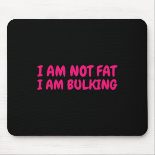 Jag är inte Tjock att jag blöder Fitness Bodybuild Musmatta