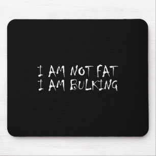 Jag är inte Tjock att jag blöder Fitness Bodybuild Musmatta
