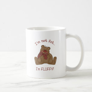 Jag är inte tjock, jag är flytande! kaffemugg
