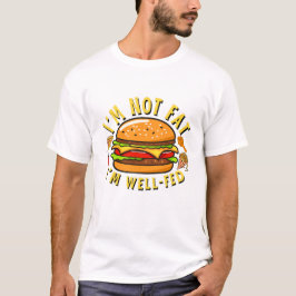 Jag är inte tjock, jag är välmatad t shirt