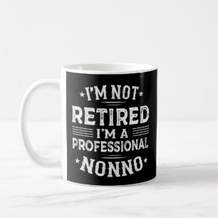 Jag är inte trött. Jag är en Professionell Nonno G Kaffemugg