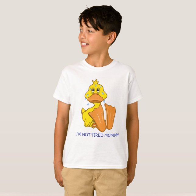 Jag är inte trött mamma t-shirt (Hel framsida)