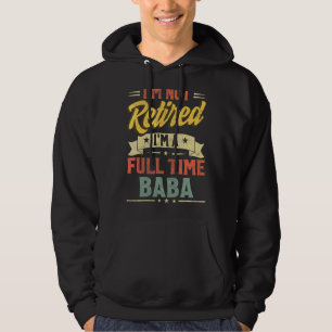 Jag är inte trött på Fullt Baba Fars dag Hoodie