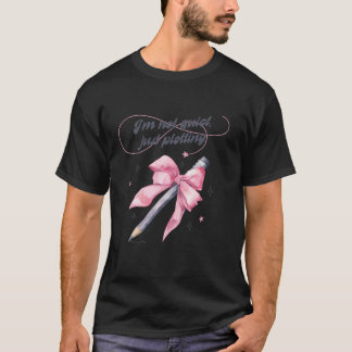 Jag är inte tyst, jag håller bara på att plotta No T Shirt
