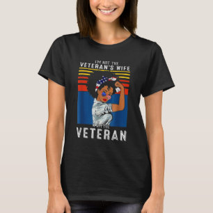 Jag är inte veteranens fru jag är veteran t shirt