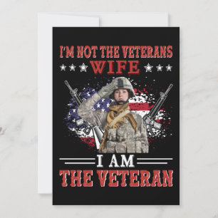 Jag är inte veteranernas fru jag är veteran spara datumet