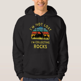 Jag är inte vilse, jag samlar stenar - Geologi Geo Hoodie
