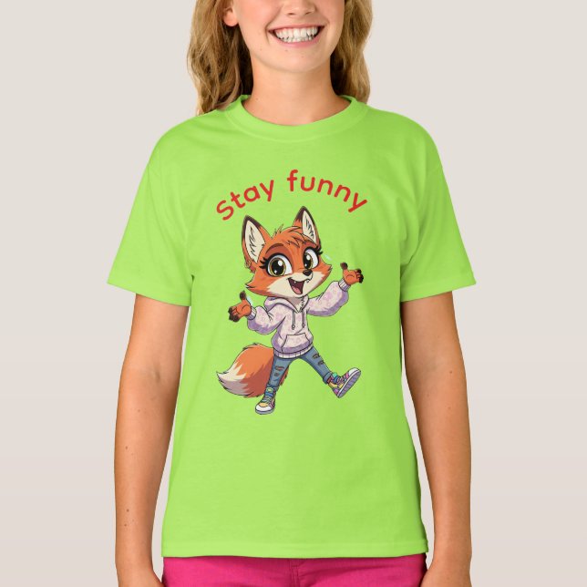 Jag är inte Yappy T-Shirt för flickor - Cute Chihu (Framsida)