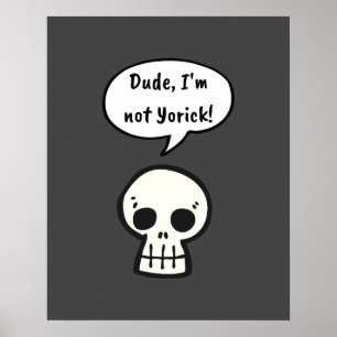 Jag är inte Yorick! Poster