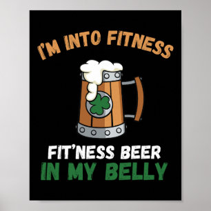 Jag är intresserad av fitness passande denna öl i poster