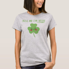 Jag är Irish Cute Shamrock St patricks day T Shirt