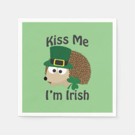 Jag är Irish Hedgehog Pappersservett