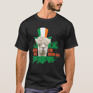 Jag är Irish-Ish Funny Llama St. Patrick's Da T Shirt