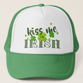 Jag är Irish Lucky Klöver Grönt St Paddy's Keps