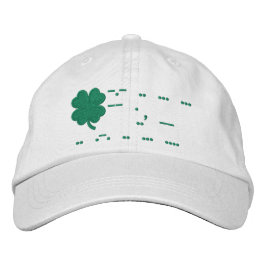 Jag är Irish Morse Code Cap Broderad Keps