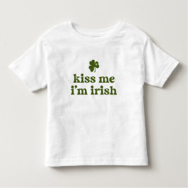 Jag är Irish St. Patrick Day Grönt Shamrock T Shirt