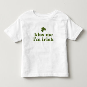 Jag är Irish St. Patrick Day Grönt Shamrock T Shirt