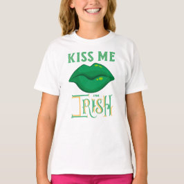 Jag är Irish St. Patrick Day Grönt Shamrock T Shirt