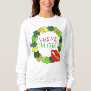 Jag är Irish St. Patrick Day Grönt Shamrock Tee