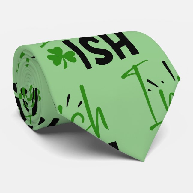 Jag är Irish St. Patrick's Day Neck Tie Slips (Rullad)