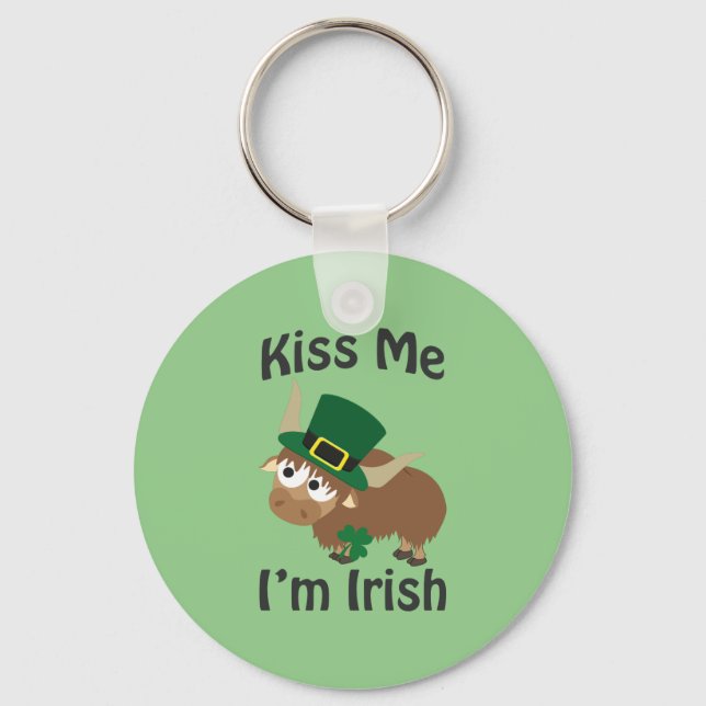 Jag är Irish Yak Nyckelring (Framsida)