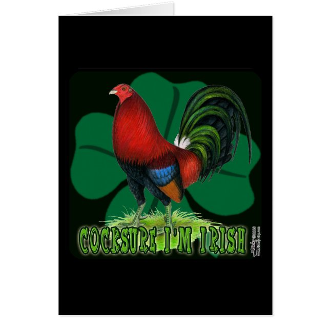 Jag är iriska också! OBS kort (Framsidan)