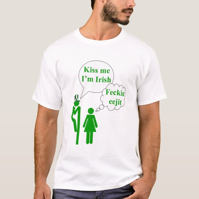 Jag är iriska toalettskylt. tröja (Framsida)