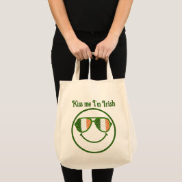Jag är iriska tote-väska. tygkasse