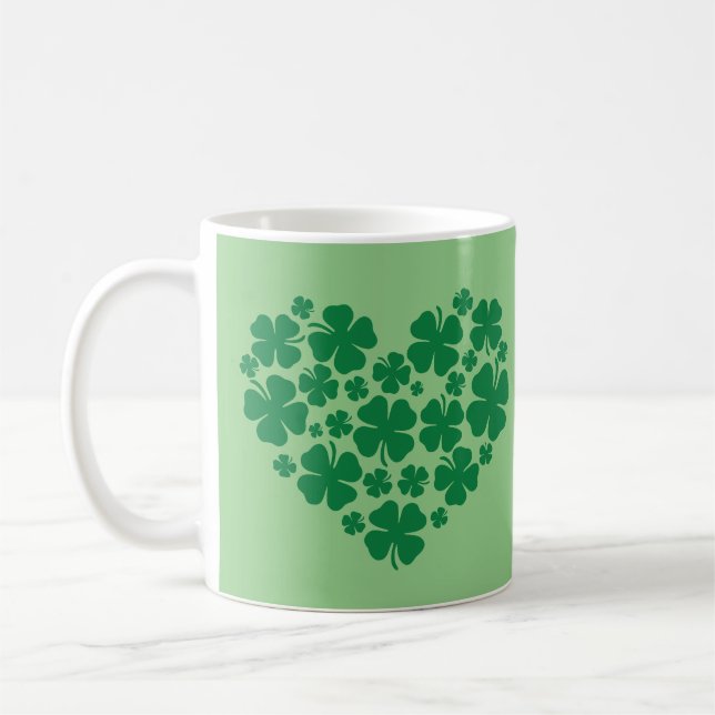 Jag är irländare! kaffemugg (Vänster)