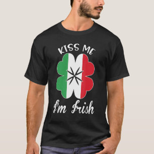 Jag är irländare. Shamrock Klöver Saint patrick D T Shirt