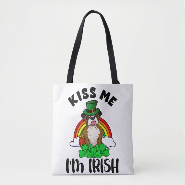Jag är irländare, St Patricks Hund, Leprechaun Tygkasse (Framsida)