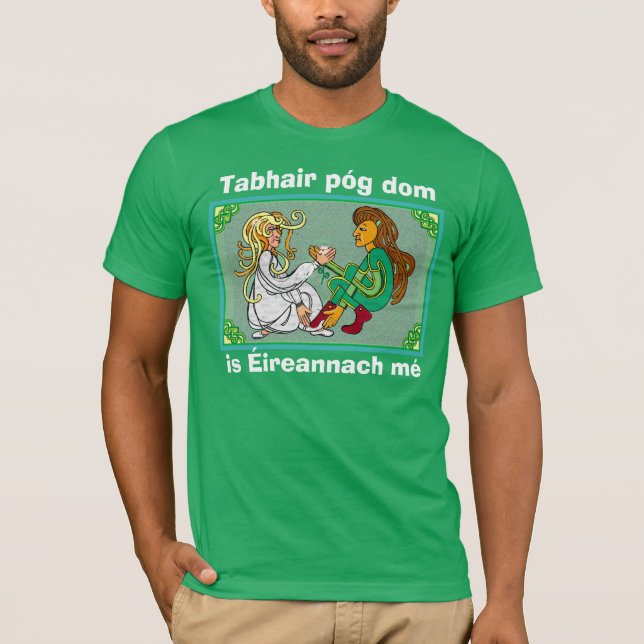 Jag är irländare tee shirt (Framsida)