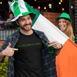 Jag är irländsk-ish Idag St Patrick's Day Minimali T Shirt