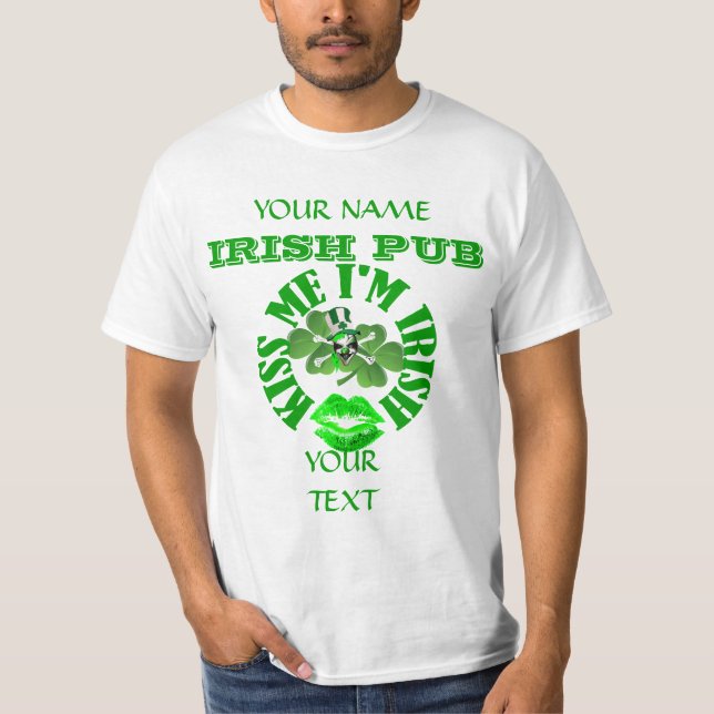 Jag är irländsk St patrick's day Tee Shirt (Framsida)