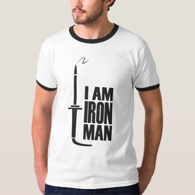 Jag är Iron Man T Shirt (Framsida)
