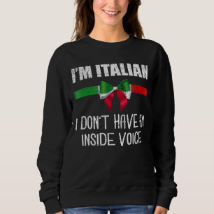 Jag är italienare och har ingen insida-röst-italie t shirt