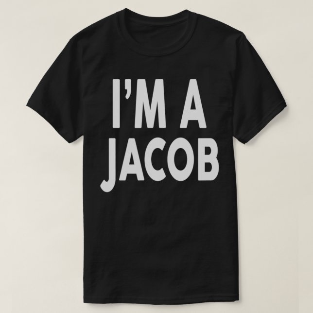 Jag är JACOB Namn T Shirt (Design framsida)