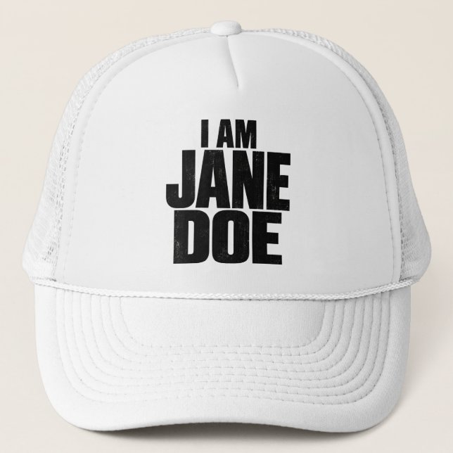 Jag Är Jane Doe Hatt Keps (Framsida)