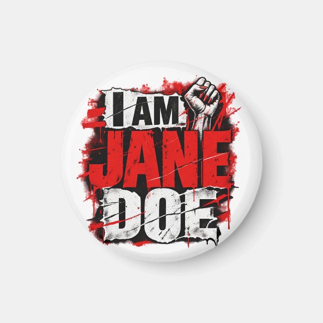 Jag Är Jane Doe Magnet (Framsidan)