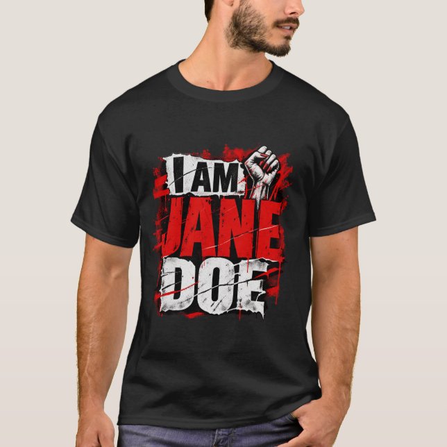 Jag Är Jane Doe T Shirt (Framsida)