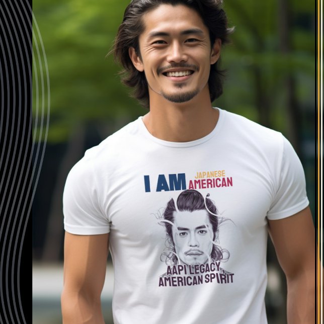 Jag är japansk amerikansk (man) - AAPI-dag T Shirt (Skapare uppladdad)