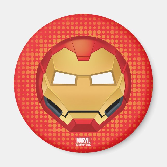 "Jag är Järn man" Emoji Magnet (Framsidan)